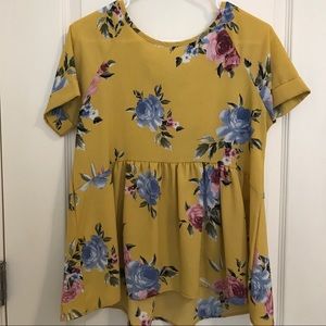 Cute Floral Top